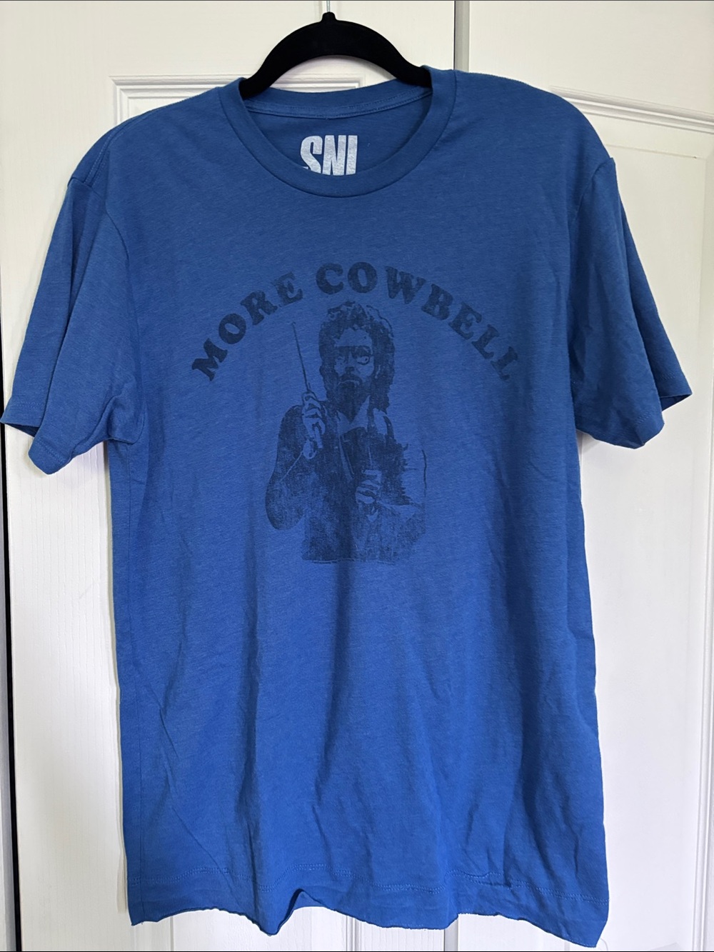 'More Cowbell' Graphic Tee - Blue